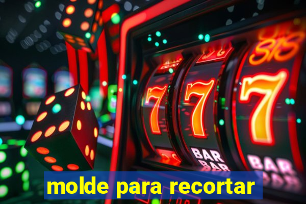 molde para recortar